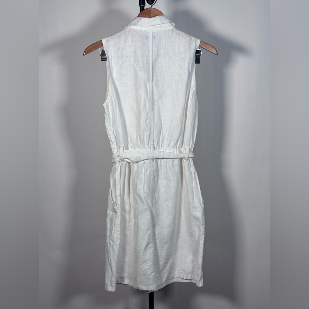 NWOT JCrew  Zip-front linen-blend dress ! - Picture 6 of 8